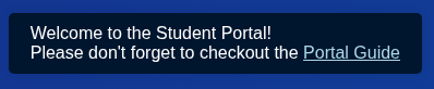 Portal Guide Notification